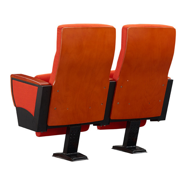 Single Steel Leg 910cm Width Folding Auditorium Chairs For Church