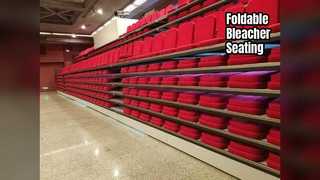 Foldable Bleacher Seating Space Saver