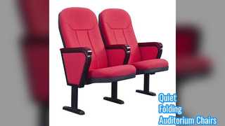 Durable Folding Auditorium Chairs No Tablet