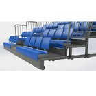 Q235 Steel HDPE Bench Retractable Bleacher Seating