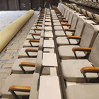 Wood Armrest  Auditorium Classroom Seating / Audience Systems Retractable Seating