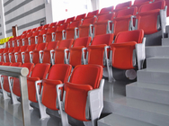 High Rigidity Gravity Springback Foldable Stadium Seats With Aluminum Leg