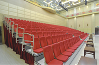 Manual Operation Foldable Telescopic Bleacher Seating Floor Mounted