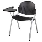 durable anti skid Stacking Conference Chairs College Chair With Writing Pad