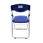 450*520*810mm Foldable Training Room Chairs With Book Net