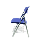 450*520*810mm Foldable Training Room Chairs With Book Net