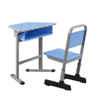 450mm Height Trapezoid School Tables Adjustable Study Table And Chair