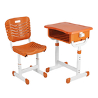 L450mm Adjustable Student Desk And Chair / Primary School Table And Chairs