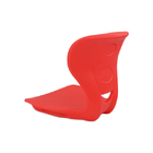 Red Color Hollow Back HDPE Outdoor Stadium Chair Bleacher Seat