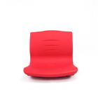 Aluminum Structure HDPE Red Stadium Seats With Backs