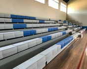 Manual Controlled HDPE Retractable Bleacher Seating Retractable Auditorium Seating