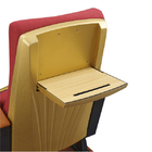 Gold Cover Back ISO14001 Certified Folding Auditorium Chairs Standard Size