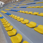 Floor Mounted Low Back HDPE Stadium Bucket Seats For Concret Steps