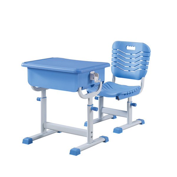 L450mm Adjustable Student Desk And Chair / Primary School Table And Chairs