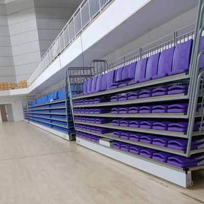 Floor Mounted Seat Easy-to-Install Folding Bleacher Seats for Aisle 1000mm