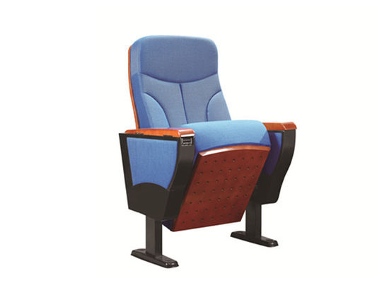 Fireproof Fabric Plywood Cover Soft Folding Auditorium Chairs MDF Tablet
