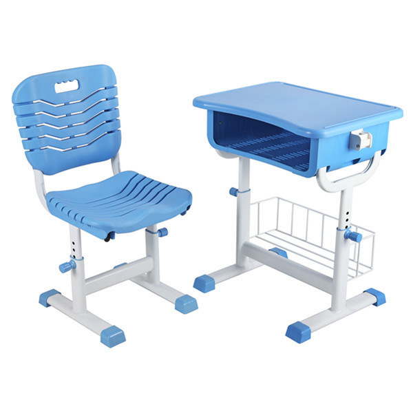 L450mm Adjustable Student Desk And Chair / Primary School Table And Chairs